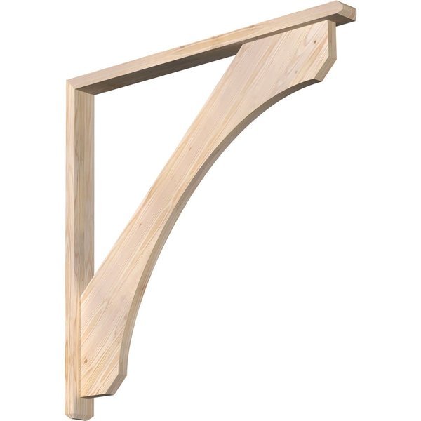 Legacy Craftsman Smooth Bracket w/ Offset Brace, Douglas Fir, 3 1/2